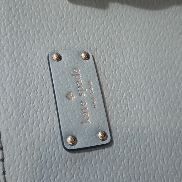 Kate Spade Carli Grove Street Leather Bag Crossbody Handbag Blue (missing strap) - Picture 11 of 11